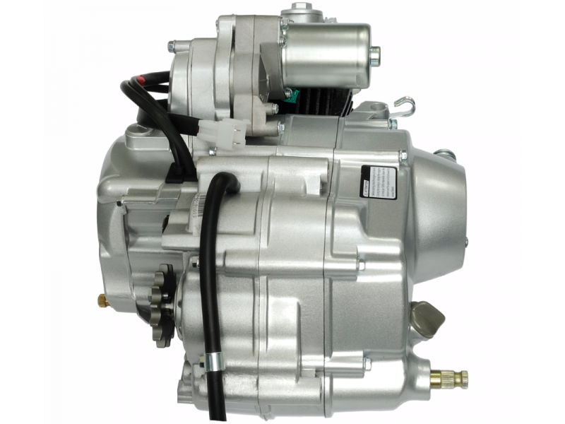 Horizontal engine 139FMB, 70cc 4T, 4 speed manual, silver, old covers