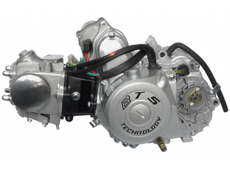 Horizontal engine 139FMB, 70cc 4T, 4 speed manual, silver, old covers
