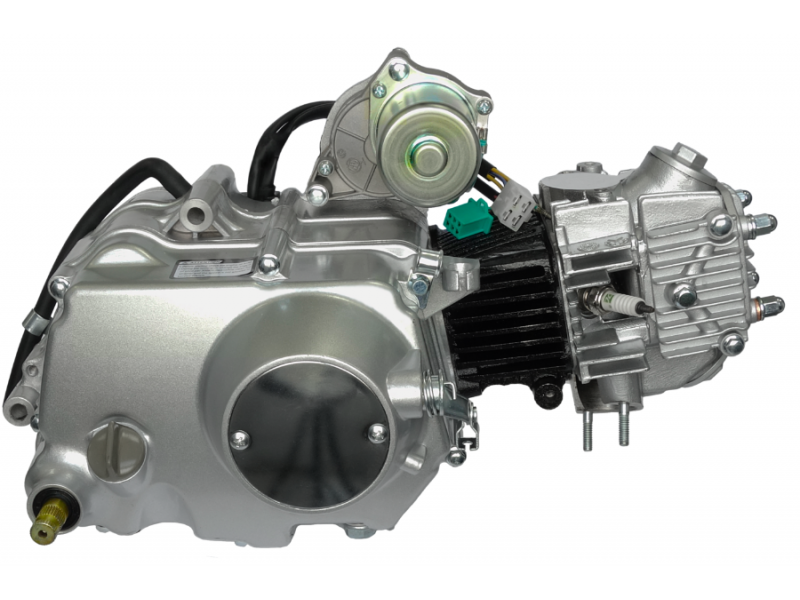 Horizontal engine 139FMB, 70cc 4T, 4 speed manual, silver, old covers
