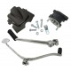 Vertical Moretti engine 162FMJ, 175cc 4T, 5 speed manual, black