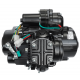 Horizontal engine 70cc 4T with manual gearbox for moped, black, new covers (without oil)