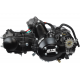 Horizontal engine 70cc 4T with manual gearbox for moped, black, new covers (without oil)
