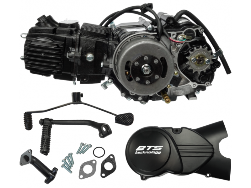 Horizontal BTS 152FMH-2 engine, 110cc 4T, 4-speed manual Cross without starter (without oil)