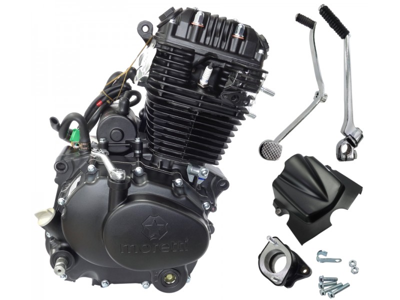 Zongshen 250cc CB ZS165 FMM engine air cooled black with carburetor