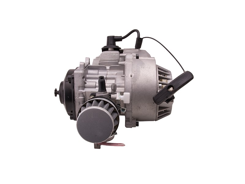 horizontal engine 50cc 2T Pocket Bike , automatic, silver