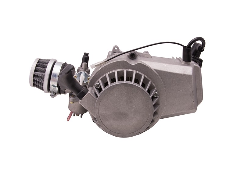 horizontal engine 50cc 2T Pocket Bike , automatic, silver