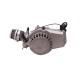 horizontal engine 50cc 2T Pocket Bike , automatic, silver