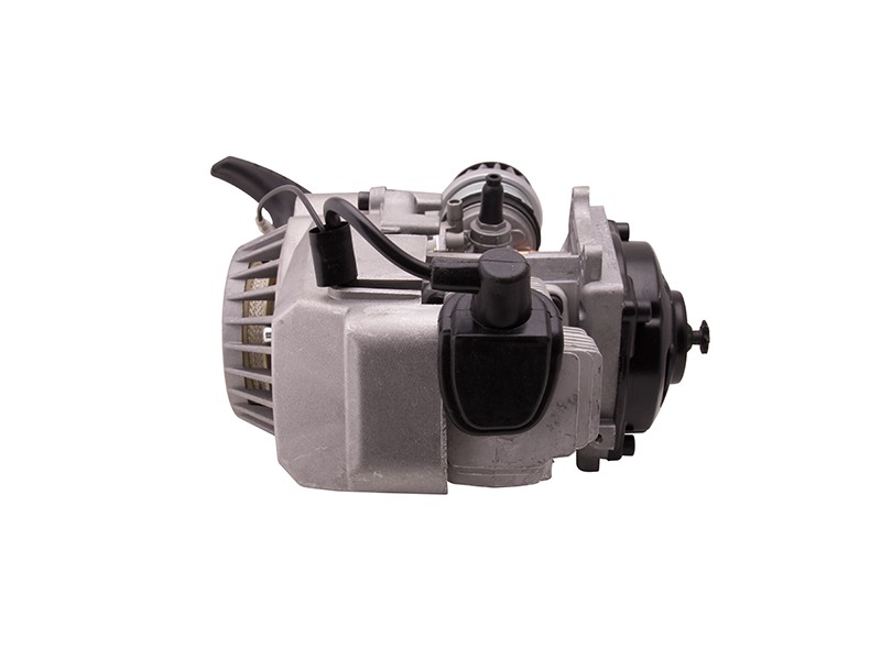 horizontal engine 50cc 2T Pocket Bike , automatic, silver