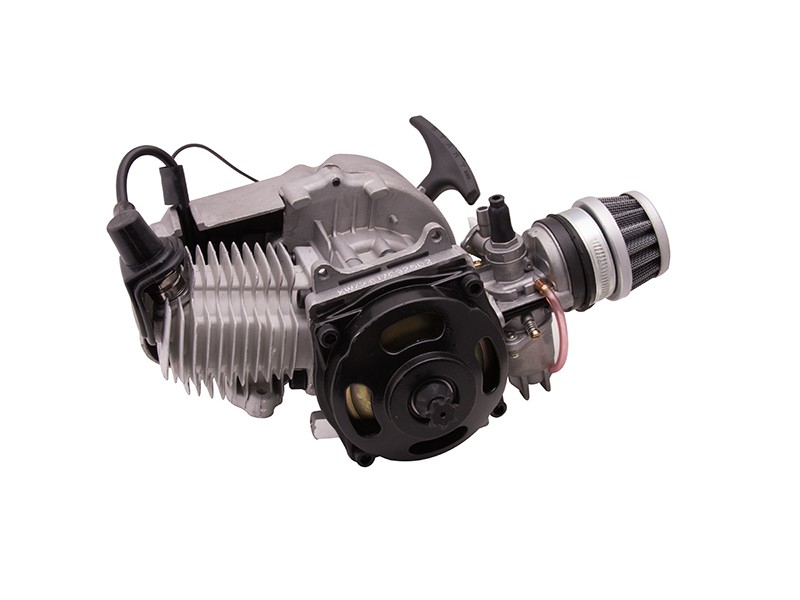 horizontal engine 50cc 2T Pocket Bike , automatic, silver