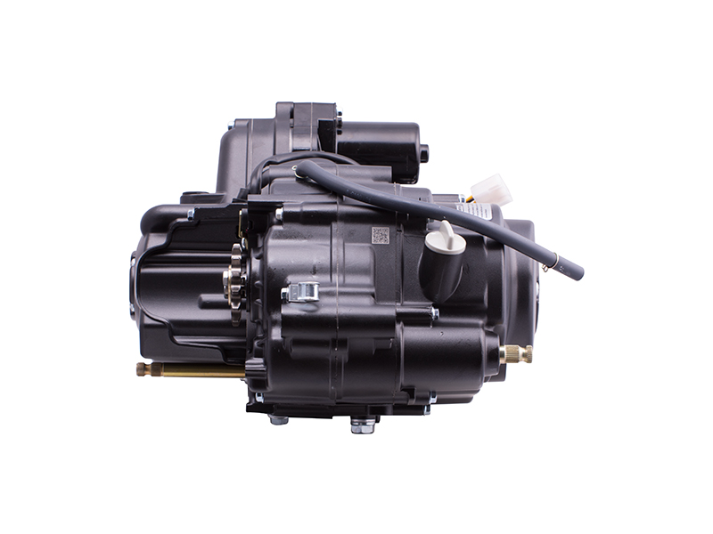 Horizontal Moretti engine 154FMI, 125cc 4T , 4 speed, automatic, black