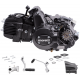 Horizontal Moretti engine 154FMI, 125cc 4T , 4 speed, automatic, black