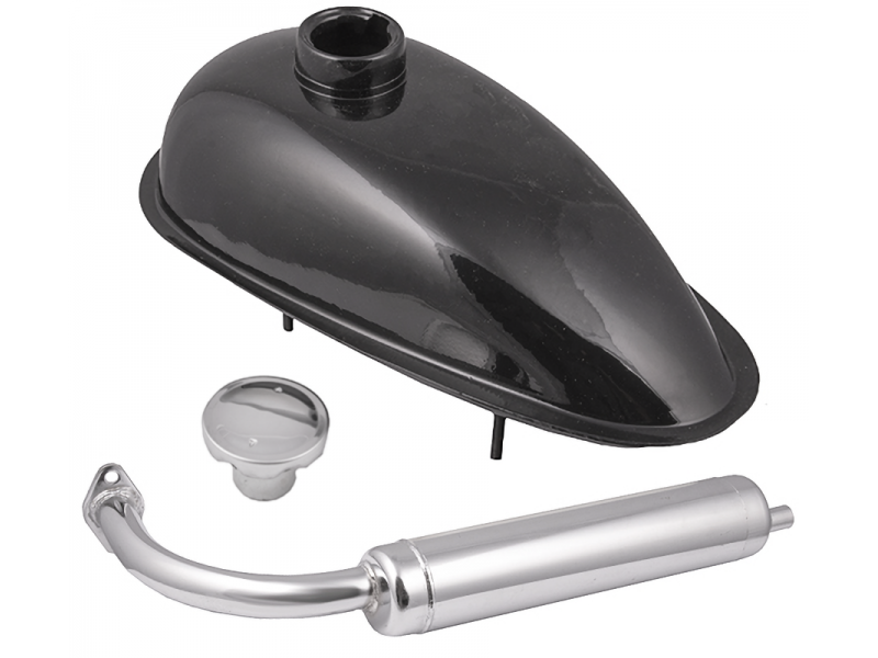 Vertical bicycle engine, 50cc 2T, kit