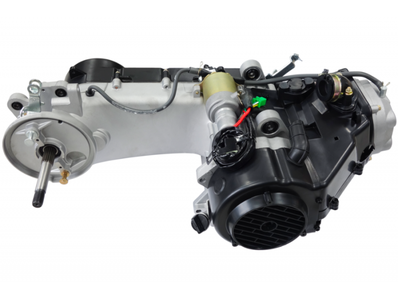 Horizontal engine 157QMJ, 150cc 4T, automatic, black
