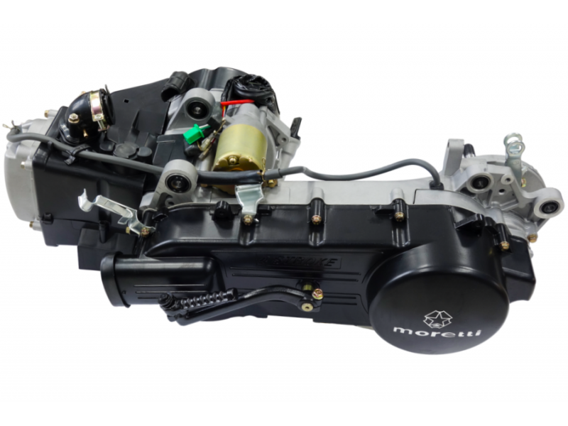 Horizontal engine 157QMJ, 150cc 4T, automatic, black