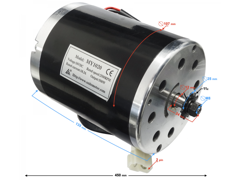 Electric engine ATV KASS 500
