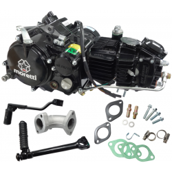 Horizontal engine Moretti 1P62FMK, 170cc 4T, 4-speed manual, black