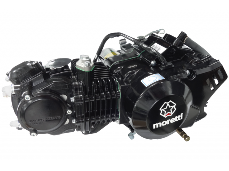 Horizontal engine Moretti 1P62FMK, 170cc 4T, 4-speed manual, black