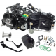 Horizontal engine Moretti 1P60FMJ, 150cc 4T, 4-speed manual, black with starter