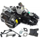 Horizontal engine Moretti 157FMJ, 150cc 4T, 4-speed manual, black