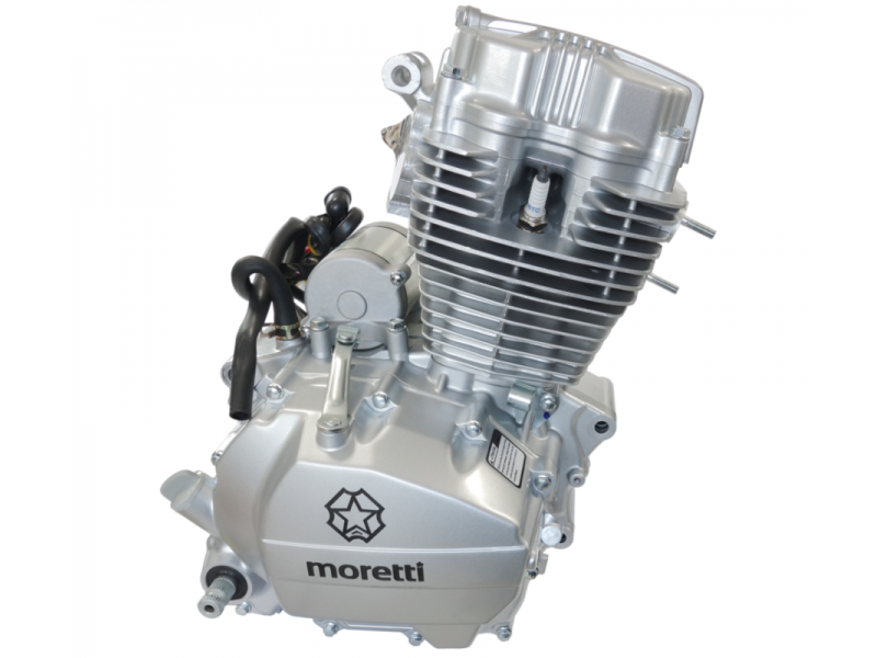 Vertical Moretti engine 156FMI, 125cc 4T, 5-speed manual