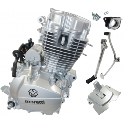 Vertical Moretti engine 156FMI, 125cc 4T, 5-speed manual