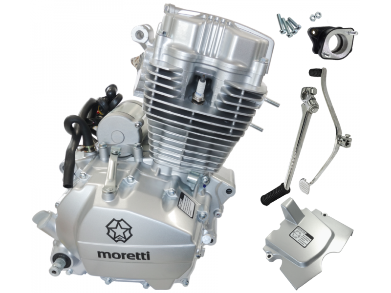 Vertical Moretti engine 156FMI, 125cc 4T, 5-speed manual