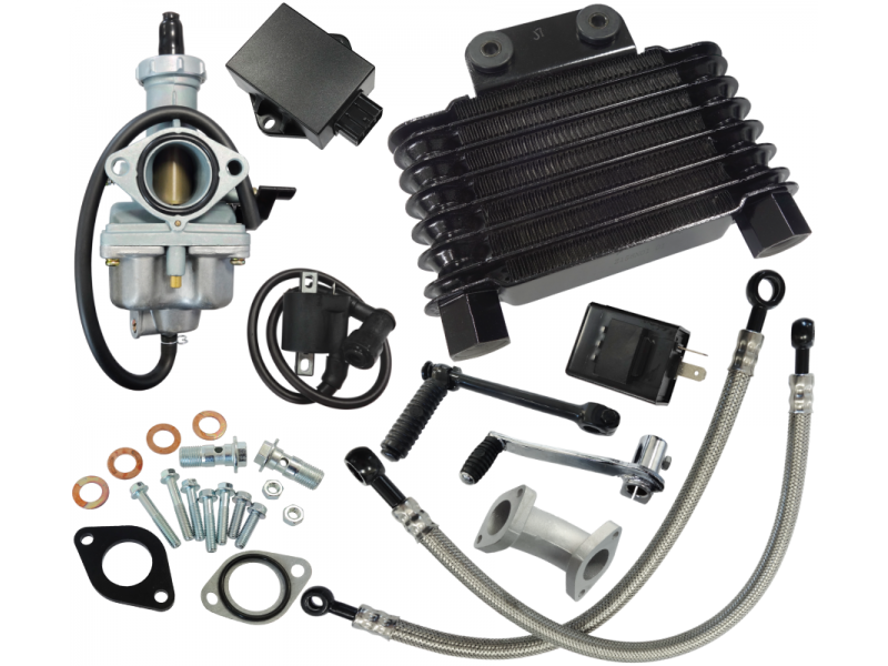 Vertical Moretti engine 1P60YMJ, 150cc 4T, 4-speed manual, set with cooler