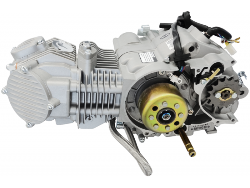 Vertical Moretti engine 1P60YMJ, 150cc 4T, 4-speed manual, set with cooler