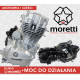 Vertical Moretti engine 1P60YMJ, 150cc 4T, 4-speed manual, set with cooler