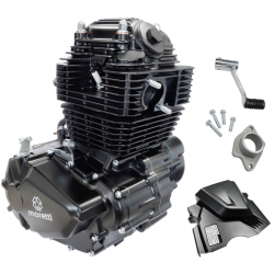 Vertical Moretti engine 250cc, 6-speed manual black