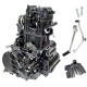 Moretti vertical 300cc 4T engine, 5-speed manual, black