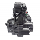 Moretti vertical 300cc 4T engine, 5-speed manual, black