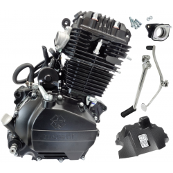 Vertical Moretti engine 250cc 4T, 5-speed manual black