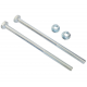 Bolt set (4 pcs.) M8, length 58, nail length 17
