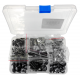Fairing screws universal aluminium black