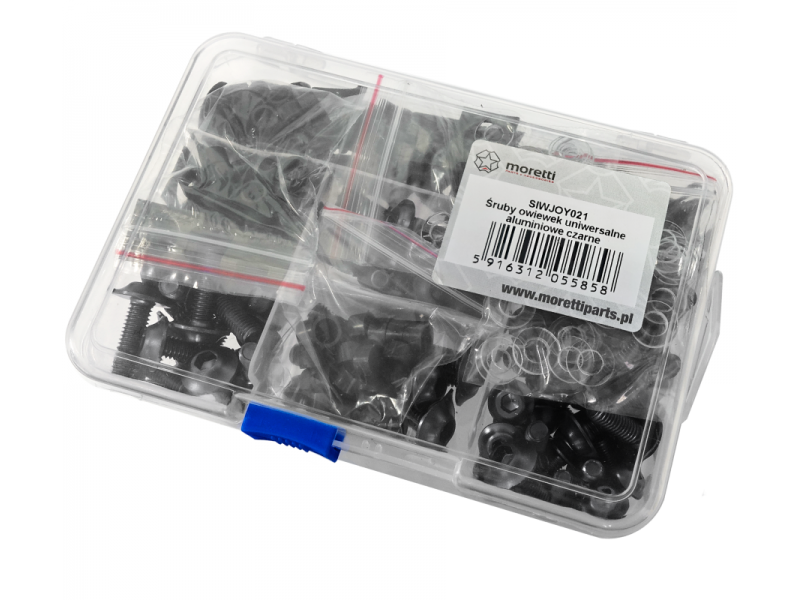 Fairing screws universal aluminium black