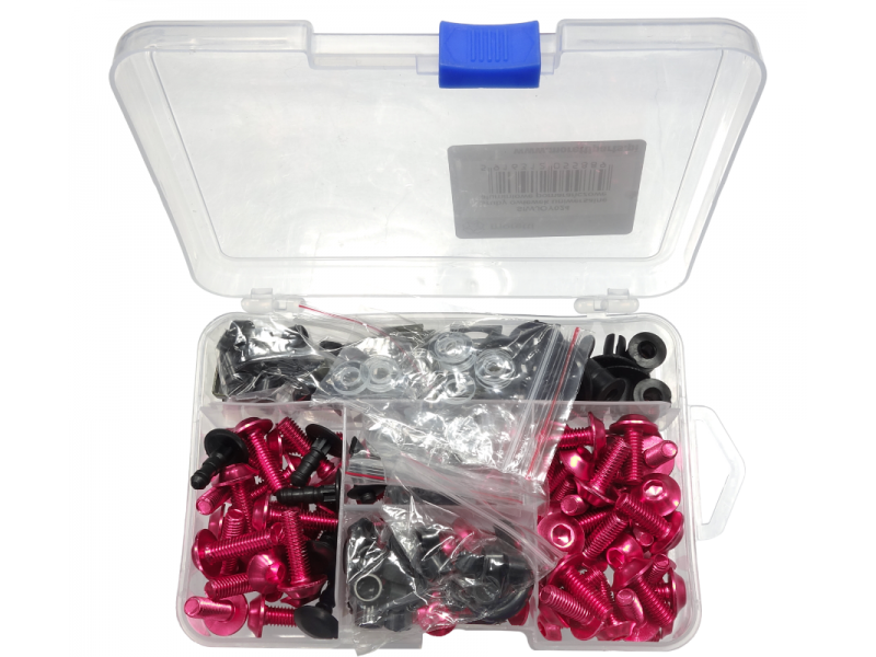Universal Aluminium Fairing Screws Red