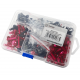 Universal Aluminium Fairing Screws Red