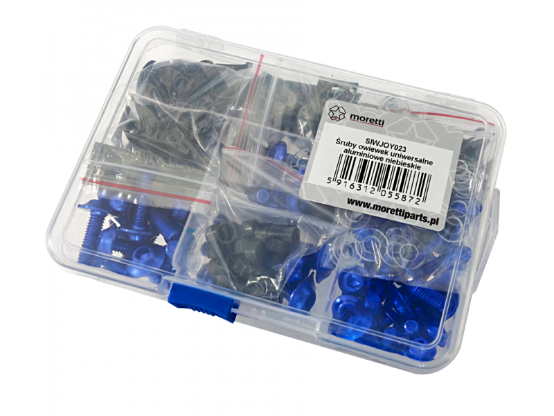Universal Aluminium Fairing Screws Blue Universal Aluminium Fairing Screws Blue