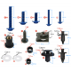 Universal Aluminium Fairing Screws Blue Universal Aluminium Fairing Screws Blue