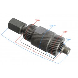Magnetic wheel puller for 2T/4T moped, both sides