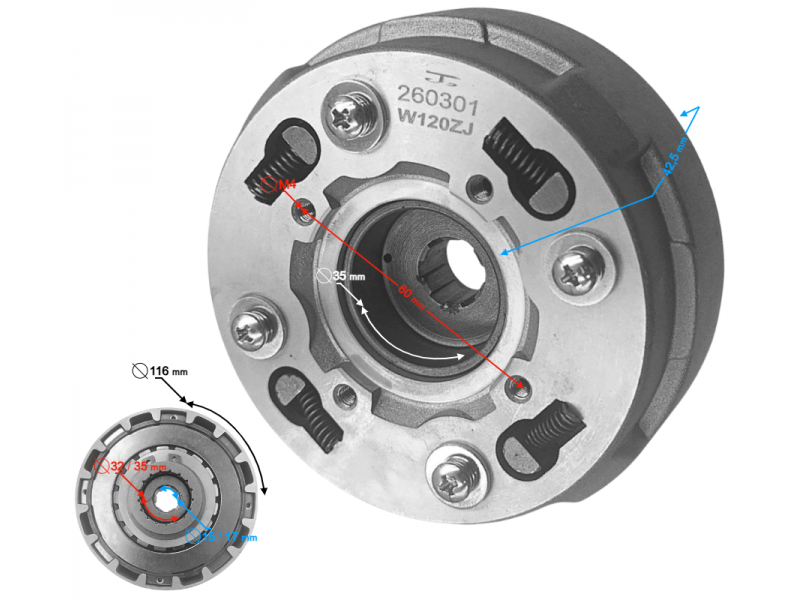 (WHOLESALE) Clutch for ATV Force and Eagle