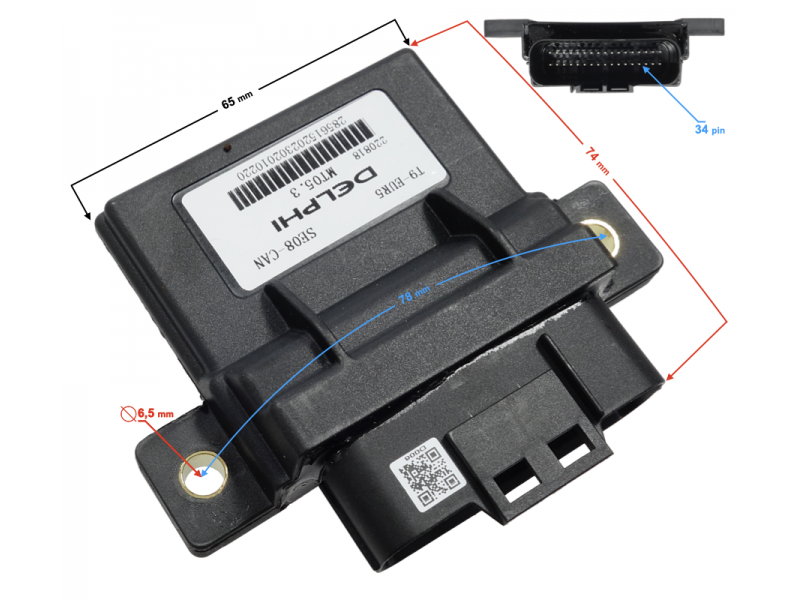 Controller LANGJIE ECU B-max E5 1pin