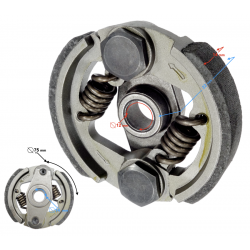 Clutch jaws, springs, for Pocket Bike 2 moped Clutch jaws, springs, for Pocket Bike 2 moped