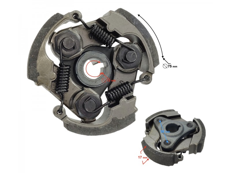 Clutch jaws for Pocket Bike moped Clutch jaws for Pocket Bike moped