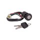Ignition switch with male end for ATV (4 cables 300mm)