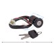 Ignition switch with male end for ATV (4 cables 300mm)