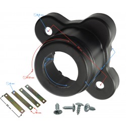 Electric lock cover for Cafe Racer