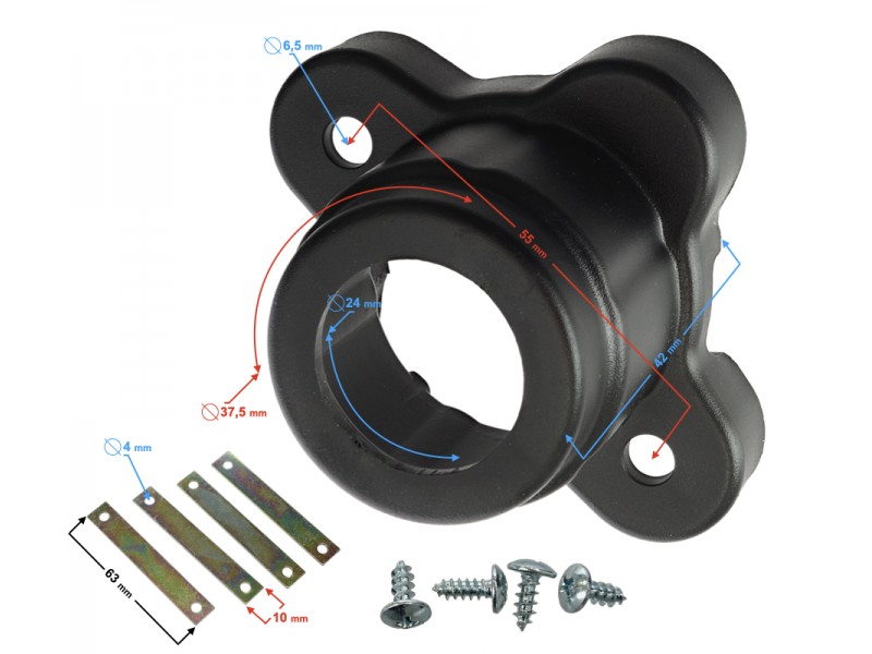 Electric lock cover for Cafe Racer