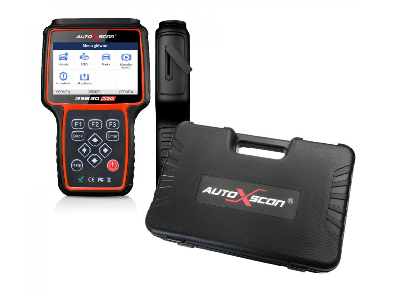 Diagnostic tester AUTOXSCAN RS830PRO + adapter set